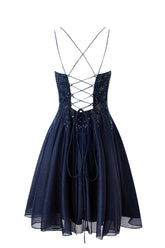 A-line Chiffon Short Homecoming Dress